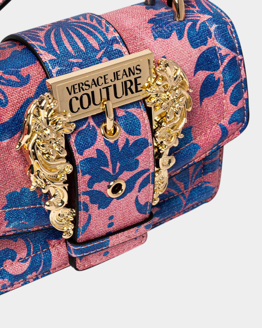 Versace Jeans Couture Floral Printed Structured Shoulder Bag (Onesize) by Myntra